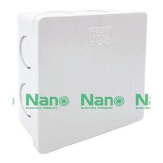 กล่องพักสายสามเหลี่ยม ใหญ่ NANO NANO-44M ขาว