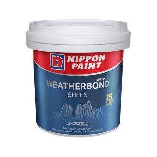 สีภายนอกเนียน NIPPON WEATHERBOND SHEEN เบส A 2.5 แกลลอน